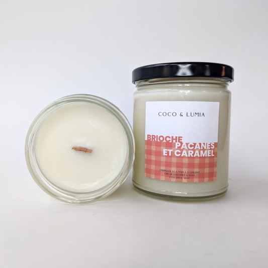 Brioche pacanes et caramel