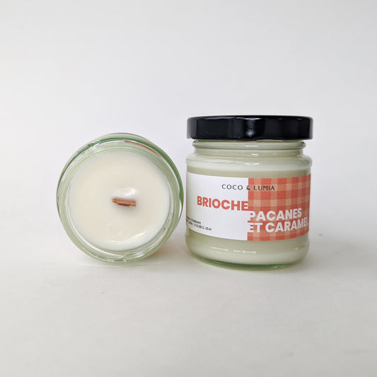 Brioche pacanes et caramel