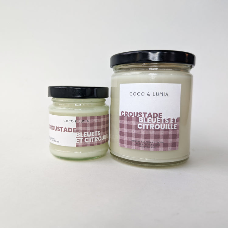 Croustade bleuets et citrouille